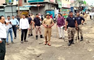 धर्मगुरूंच्या नावाची रस्त्यावर रांगोळी; अहिल्यानगरमध्ये तणाव, ‘