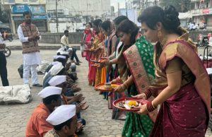 नांदेडमध्ये अनोखी भाऊबीज अपंग अनाथांना मिळाला सणाचा खरा आनंद.