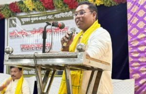 भुमका पुरुष बचत गटाच्या स्नेहमिलन सोहळ्यात आमदार मिलिंद नरोटे यांचा सत्कार — डॉ. नामदेवराव उसेंडी यांची विशेष उपस्थिती