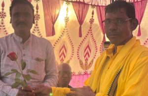 येवलीत सल्ला गागरा स्तंभ भूमिपूजन सोहळा; हेमंत भाऊ बोरकुटे उपस्थित