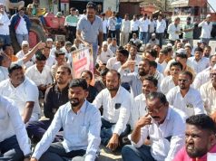 चाळीसगाव फाट्यावर लोकशाही धडक मोर्चाच्या रास्तारोको आंदोलनास प्रचंड प्रतिसाद