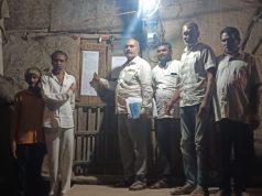 कौळाणे (नि.) : राजवाड्याच्या प्रवेशद्वारावरील अतिक्रमण प्रकरण तापले; आंदोलनानंतर ग्रामपंचायतीची हालचाल, संबंधित व्यक्तीस नोटीस