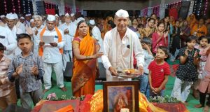 कळमदरे येथे अखंड हरिनाम सप्ताहाला उत्स्फूर्त प्रतिसाद; भागवत कथेने रंगली आध्यात्मिक मेजवानी